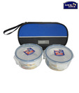 Lock & Lock Double-lock System Tiffin Box Set With A Bag