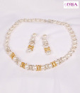 Nisa Pearls Dazzling Necklace Set