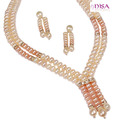 Nisa Pearls Striking Necklace Set