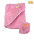 Mee Mee Pink Baby Towel W/Napkin For Kids