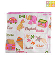 Mee Mee Pink Baby Towel W/Fun Characters For Kids