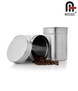 Mosaic Stainless Steel Canister-Solid Lid-10Cm -Elegant