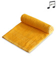 Fleecy Yellow Yarn-dyed Jacquard Towel