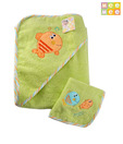 Mee Mee Green Baby Towel W/Napkin For Kids