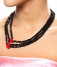 Spyra Red Coral Flower Neckpiece