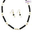 Niharikaa Pearls Exquisite Crystal & Pearl Necklace Set