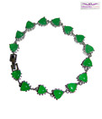 Niharikaa Italian Green Stone Bracelet