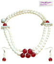 Niharikaa Pearls Rooni Necklace Set