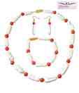 Niharikaa Pearls Mother Of Pearl  Set