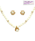 Niharikaa Pearls Elegant Necklace Set