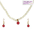 Niharikaa Pearls Ethnic Necklace Set