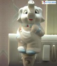 Kytes India LED Night Lamp With Aroma Diffuser- Elephant shape