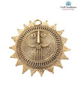 Craft Traditions Dhokra Sun Mask Wall Hanging
