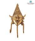 Craft Traditions Dhokra Horn Mask Hanger
