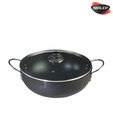 Nirlep 1.5 Litre Hard Anodized Kadhai With Lid