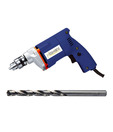 Nomex Simple Drill 10mm + 6HSS Bits+ 1 Masonry Bit Combo