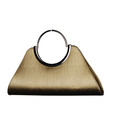 Oleva Golden Textured Finish Clutch With Free Women