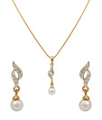 Oleva Charming Gold Plated Pendant Set