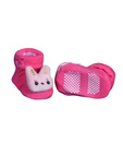 Offspring Booties With Cute Motifs-Pink