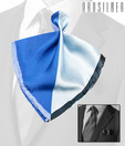 Orosilber Shades Of Blue Regal Silk Pocket Square