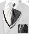 Orosilber Shades Of Black Exquisite Silk Pocket Square