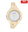 Optima Classy White & Gold Watch