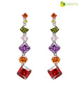 Opaleena Rainbow Crystal Dangler Earrings