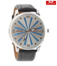 Optima Silver Wheel Dial Watch