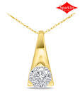 Sparkles Alluring Yellow Gold Pendant