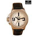 Omax Catchy Golden White Watch