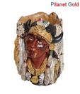 Pllanet Gold Trendy Red Indian Pen Holder