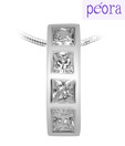 Peora Attractive CZ Studded Pendant