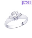Peora Blingful CZ Solitaire Ring