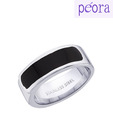 Peora Carbon Fibre Stainless Steel Ring