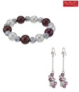 Pretty Woman Dazzling Earrings & Bracelet Combo
