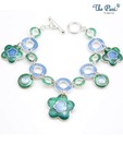Pari Green Floral Bracelet