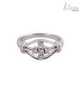 Silvera Charming Sterling Silver CZ Ring