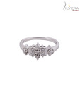 Silvera Astounding Sterling Silver CZ Ring
