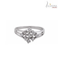 Silvera Lovely Sterling Silver CZ Ring