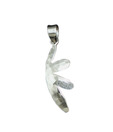Indian Silver Leaf Shaped Pendant