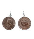 Indian Silver Copper Coin Pendant