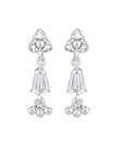 Indian Silver Pretty Jhumka Style Earrings