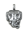 Indian Silver Glorious Lord Ganesha Silver Pendant