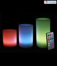 Kytes India Multi-Coloured LED Candle Set - 3 Pcs