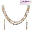 Niharikaa  Baina Pearl set