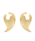 Rajdhani Designer Paisley Golden Earrings