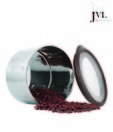 JVL Black Steel Canister-1400 ml