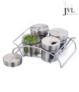 JVL 4 Piece Mouth Freshener Canister Set With Holder