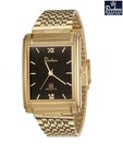 Rochees Roman Black Dial Watch