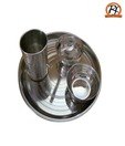 Ridhi Sidhi Stylish Stainless Steel 5 pcs Dinner Set